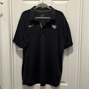 Wake Forest men’s golf shirt . Nike Dri-Fit . XL. NWT.